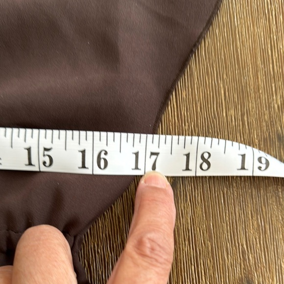 MICHAEL Michael Kors Silk Dress sleeveless Brown Dress Embellished Neckline XS - Picture 8 of 15